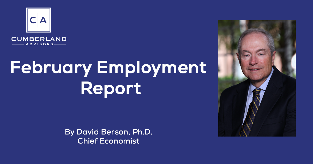 February job market about as expected – modest gains.