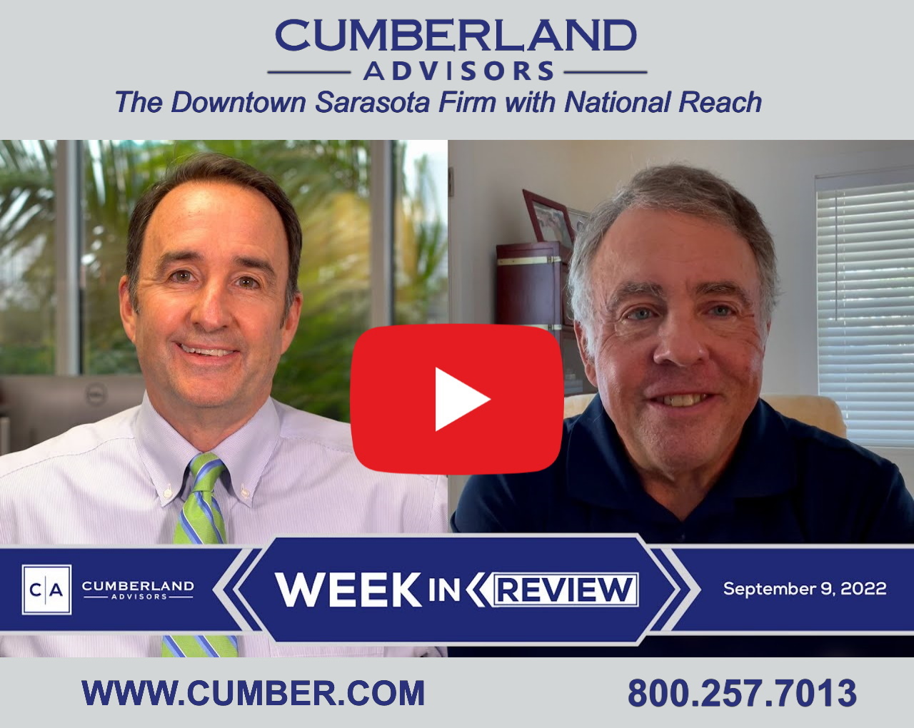 Cumberland Advisors’ Friday, September 09, 2022 Week in Review