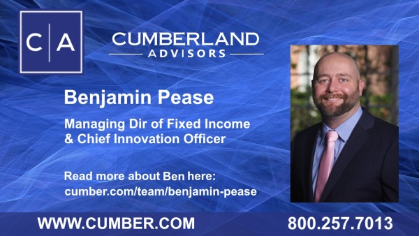 Benjamin Pease - Managing Director of Fixed Income and Chief Innovation Officer at Cumberland Advisors