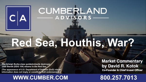 Cumberland Advisors Market Commentary - Red Sea, Houthis, War by David R. Kotok