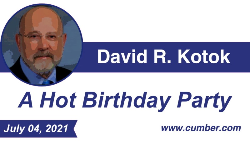 A Hot Birthday Party - Bob Bunting's guest commentary