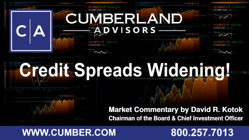 Cumberland Advisors Market Commentary - Credit Spreads Widening