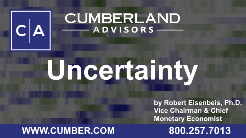 Cumberland Advisors Market Commentary - "Uncertainty" by Robert Eisenbeis, Ph.D.