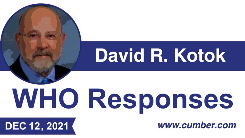 Cumberland Advisors Market Commentary - WHO-Responses