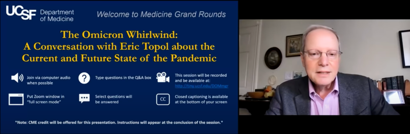 Covid Update with Dr. Eric Topol & More Video Information