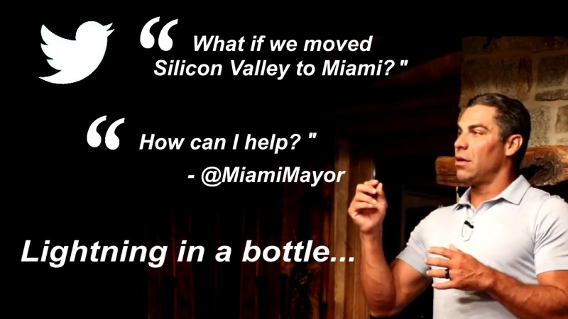 Miami Mayor Lightening in a Bottle