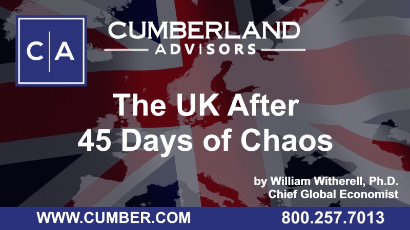 Cumberland Advisors Market Commentary - The UK After 45 Days of Chaos by William H. Witherell, Ph.D.