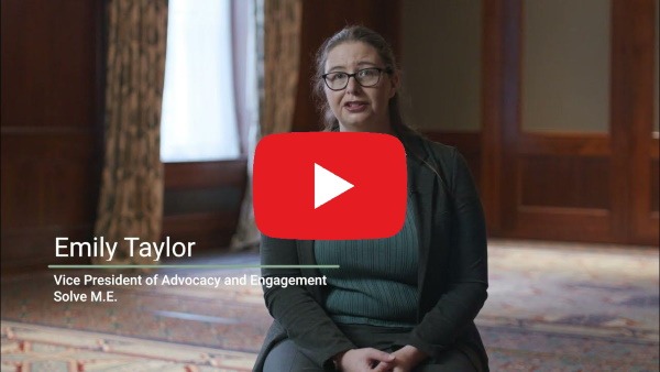 Emily Taylor speaks at Solve M.E. & Global Interdependence Center's Long Covid Conference & Film