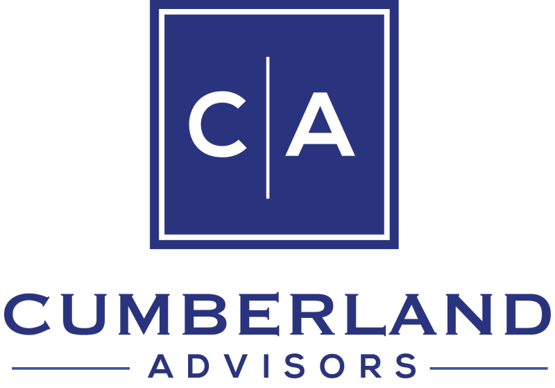 Cumberland Advisors logo blue on transparent background