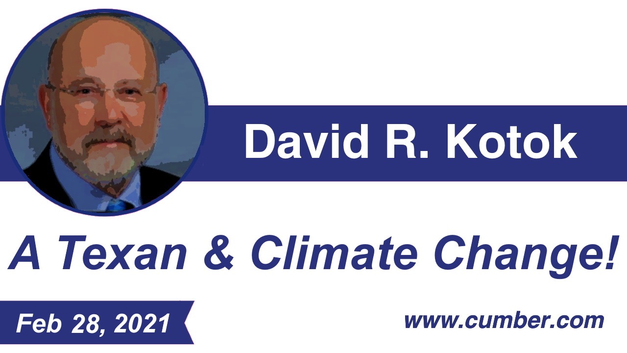 A Texan &amp; Climate Change