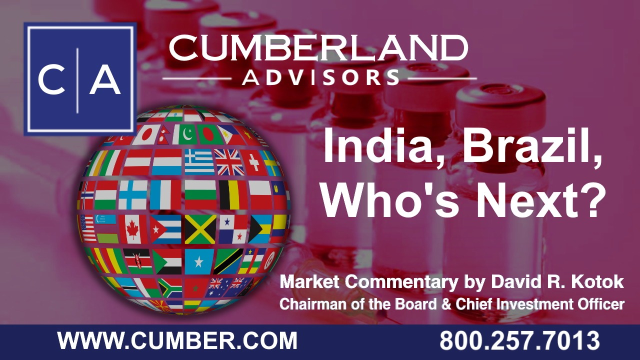 Cumberland Advisors Market Commentary - India, Brazil, Who's Next