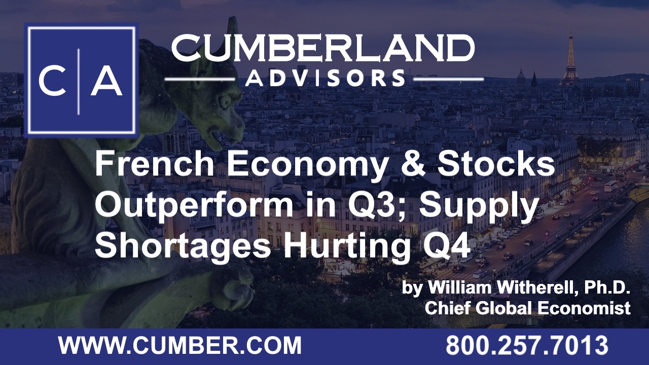 Cumberland Advisors Market Commentary - French Economy &amp; Stocks Outperform in Q3 by William Witherell, Ph.D.