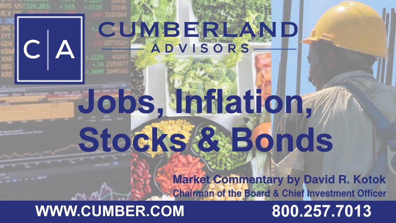 Cumberland Advisors Market Commentary - Jobs, Inflation, Stocks &amp; Bonds by David R. Kotok