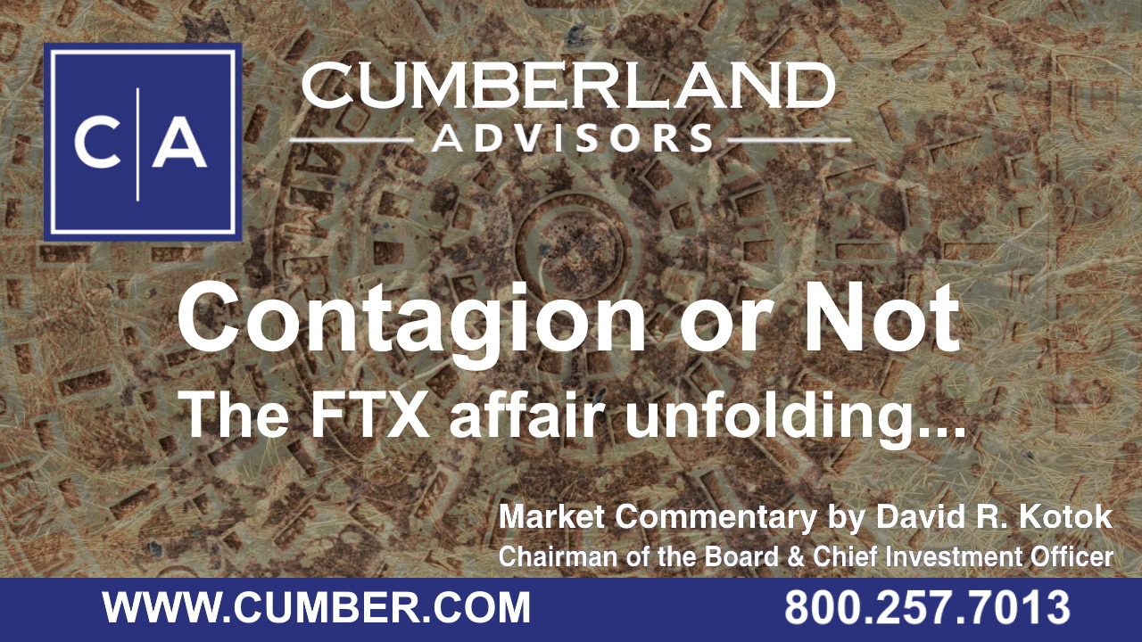 Cumberland Advisors Market Commentary - Contagion or Not by David R. Kotok