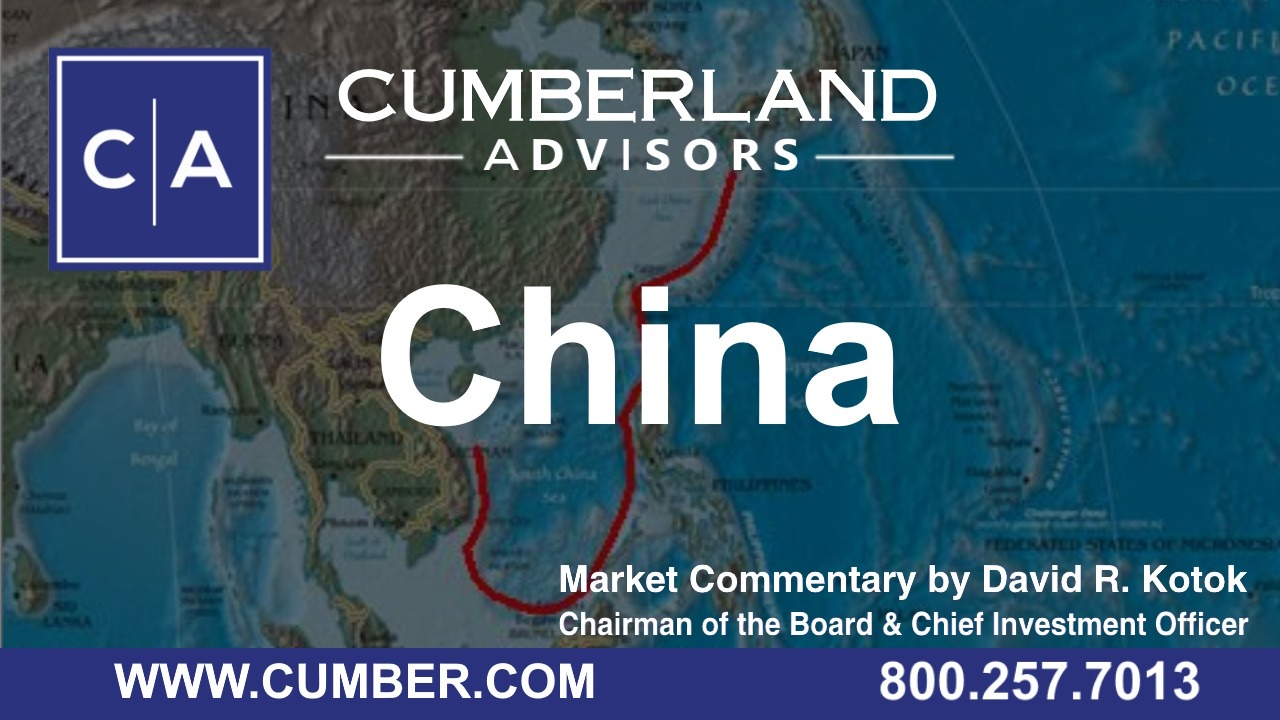 Cumberland Advisors Market Commentary - China - by David R. Kotok
