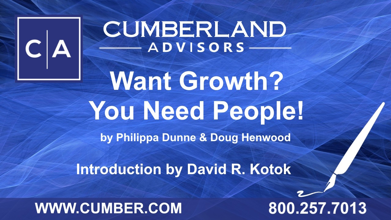 Cumberland Advisors Guest Commentary - Want Growth? You Need People! (June 08, 2023) by Philippa Dunne &amp; Doug Henwood (Intro by David R. Kotok)
