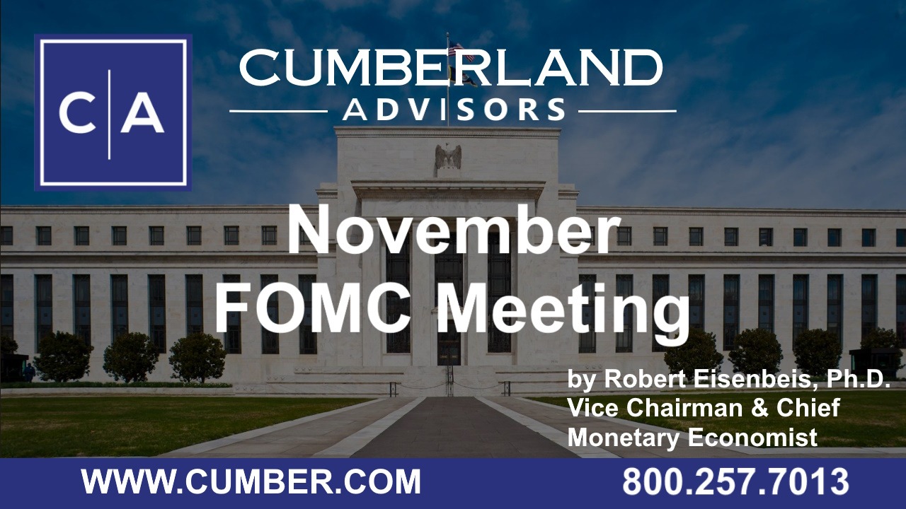 Cumberland Advisors Market Commentary - November 2023 FOMC Meeting by Robert Eisenbeis, Ph.D.