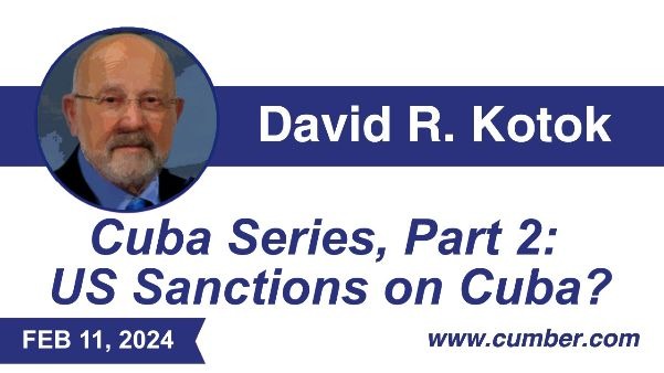 US Sanctions on Cuba?