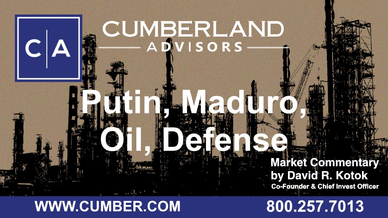 Cumberland Advisors Market Commentary - Putin, Maduro, Oil, Defense by David R. Kotok