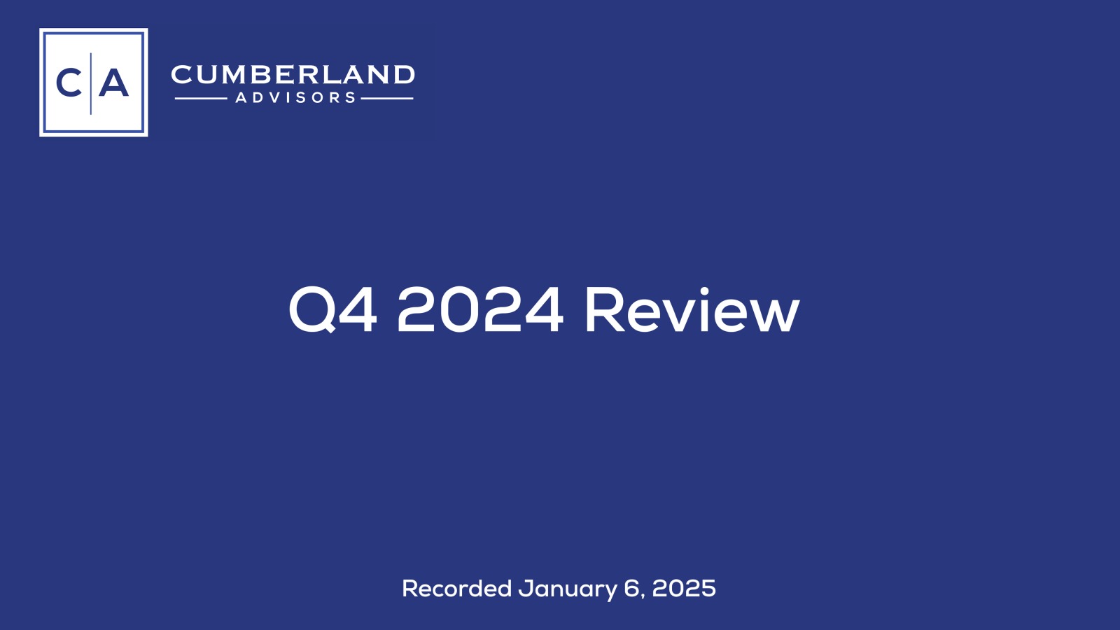 Q4 2024 Review