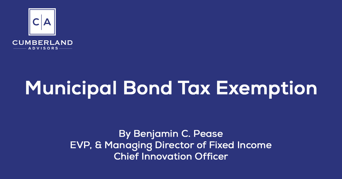 In this article we consider the current environment and congressional discussions related to the potential removal or cap of the municipal tax exemption.