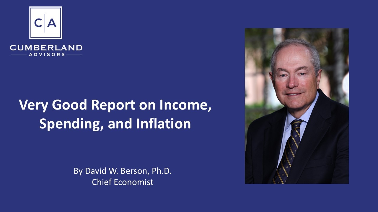Very Good Report on Income, Spending, and Inflation