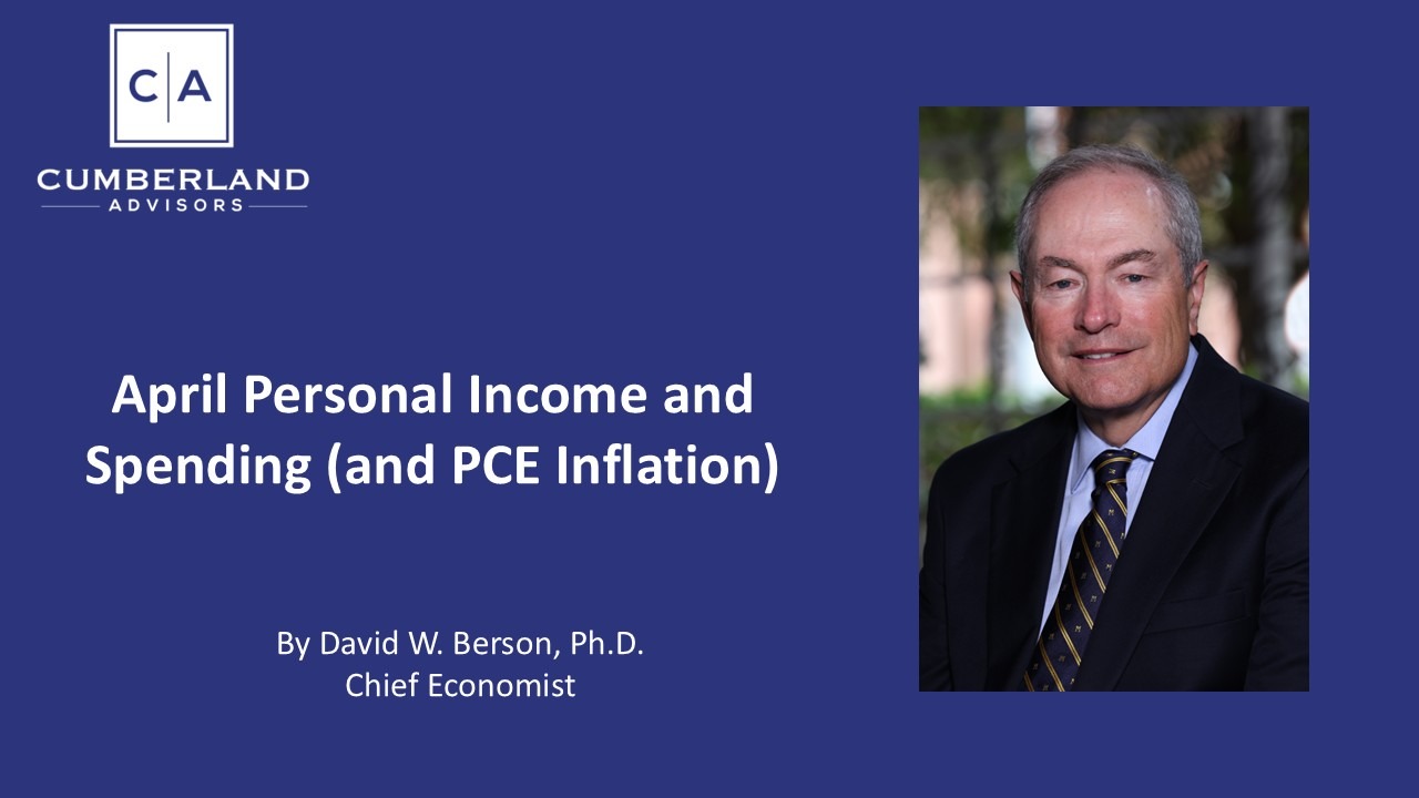April personal income and spending (and PCE inflation)