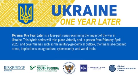 Ukraine - One Year Later with list of Sponsors