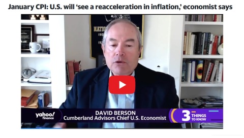 David W. Berson on Yahoo Finance discusses inflation