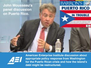 John Mousseau Panelist at American Enterprise Institute Puerto Rico Discussion
