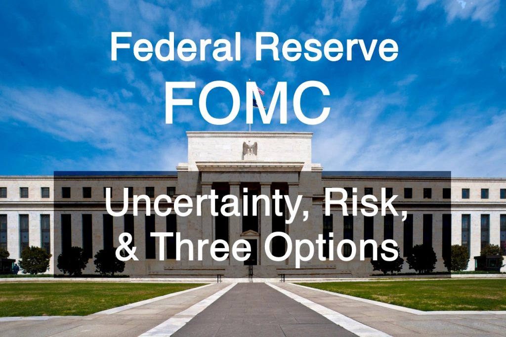 Federal Reserve - FOMC - Uncertainty, Risk, & Three Options