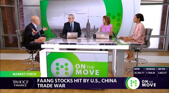 FAANG stocks hit hard by U.S.-China trade war