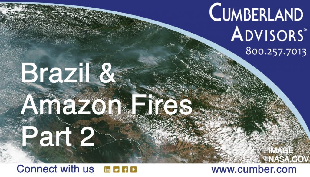 Market Commentary - Cumberland Advisors - Brazil & Amazon Fires Part 2