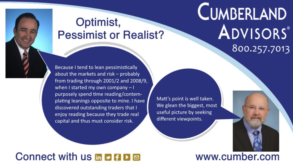 Market Commentary - Cumberland Advisors - Cash or No Cash - Optimist, Pessimist or Realist