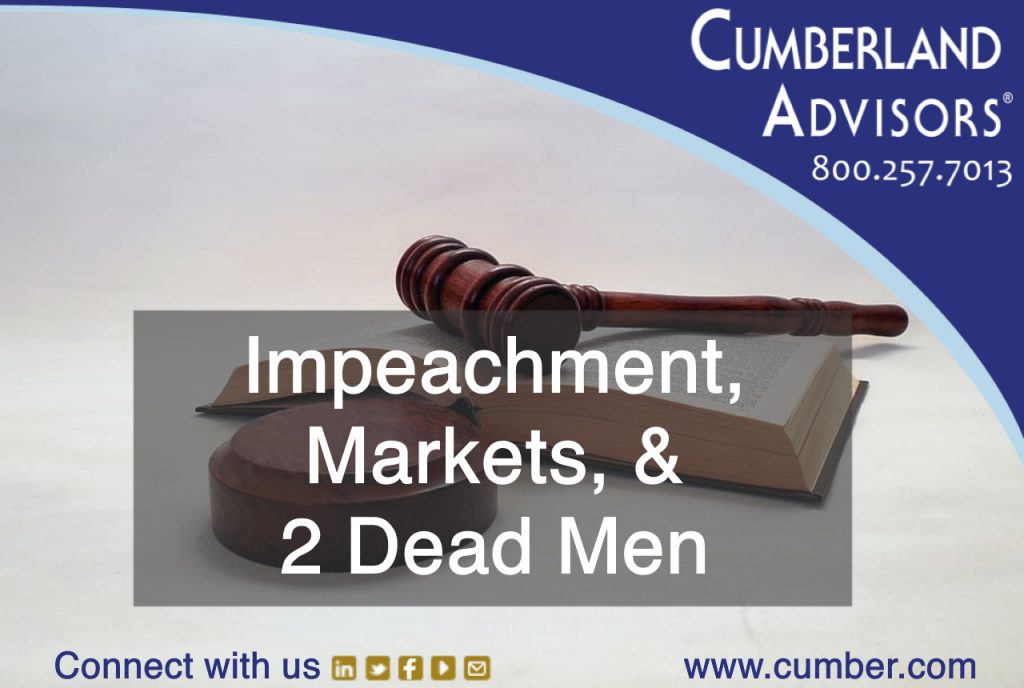 Market Commentary - Cumberland Advisors - Impeachment, Markets & 2 Dead Men