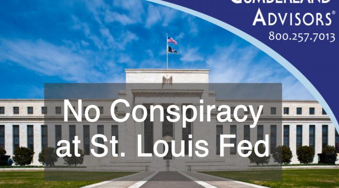 Market Commentary - Cumberland Advisors - No Conspiracy at St. Louis Fed