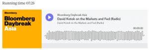 Bloomberg Radio - David Kotok 20200330