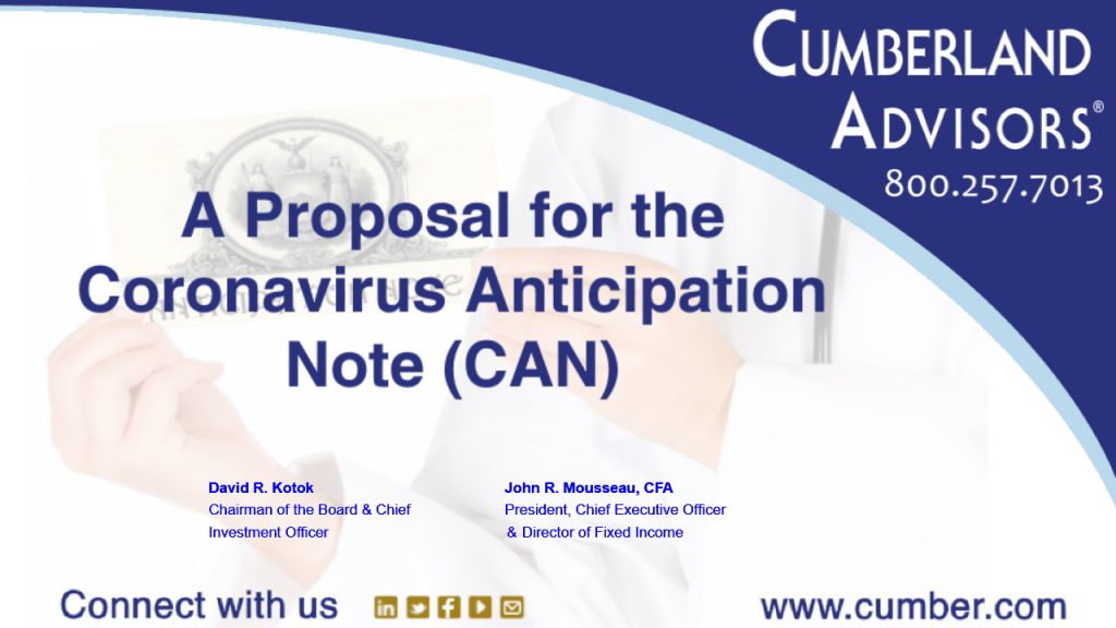 A Proposal for the Corona Anticipation Note (CAN)