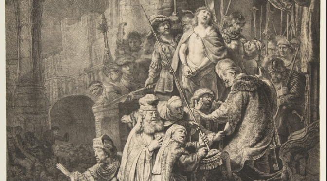 Rembrandt - Christ Before Pilate