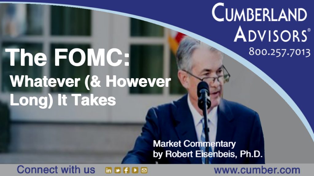 Market Commentary - Cumberland Advisors - The FOMC Whatever (and However Long) It Takes