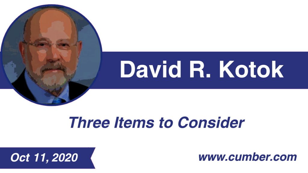 Market Commentary - Cumberland Advisors - Three Items to Consider