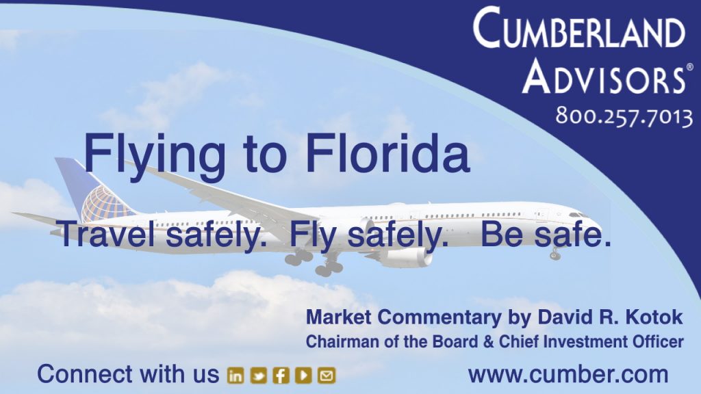 Market Commentary - Cumberland Advisors - Flying to Florida