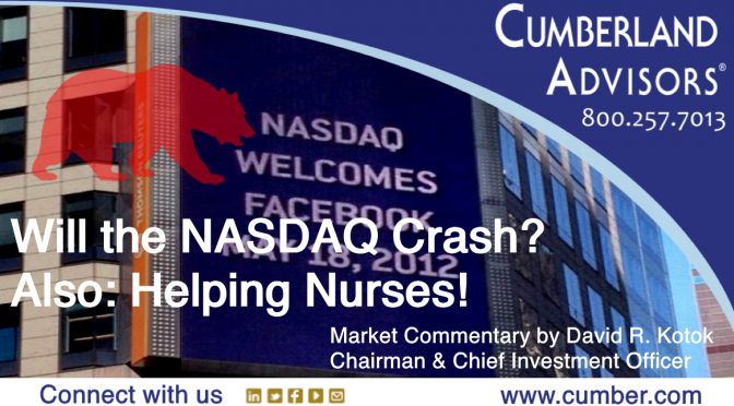 Market Commentary - Cumberland Advisors - Will the NASDAQ Crash? - Also Helping Nurses!