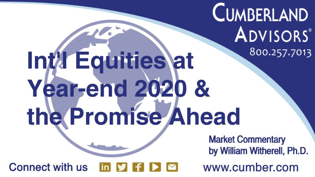 Market Commentary - Cumberland Advisors - International Equities at Year-end 2020 and the Promise Ahead by William Witherell, Ph.D.